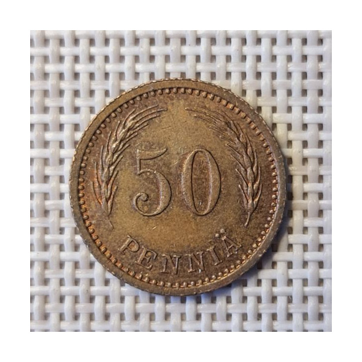 Finland 50 Penniä 1942 KM-26a VF