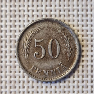 Finland 50 Penniä 1948 KM-26b VF