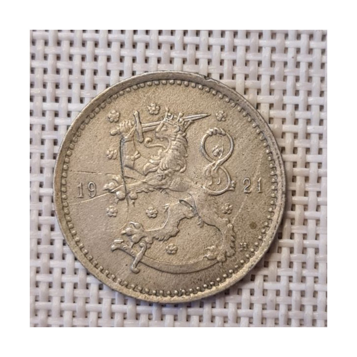 Finland 1 Markka 1921 KM-27 F