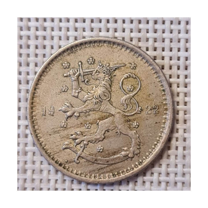 Finland 1 Markka 1922 KM-27 VF