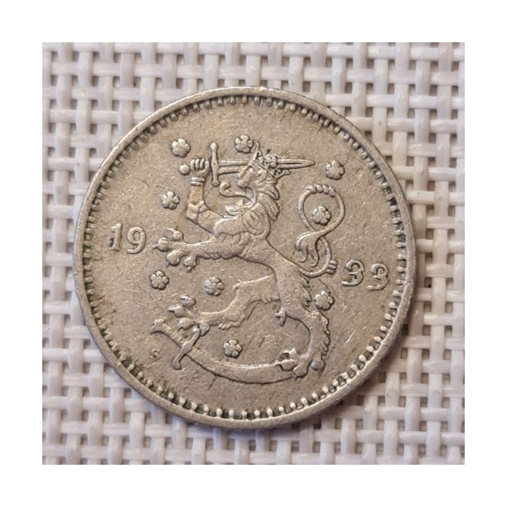 Finland 1 Markka 1933 KM-30 VF