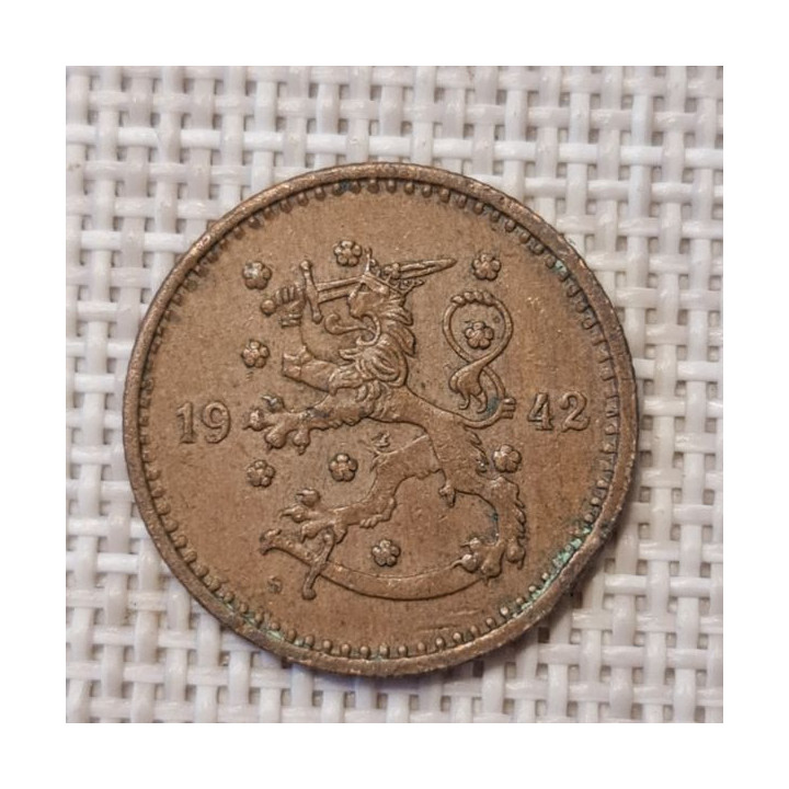 Finland 1 Markka 1942 KM-30a VF