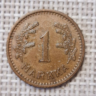 Finland 1 Markka 1943 KM-30a VF