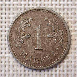 Finland 1 Markka 1950 KM-30b VF