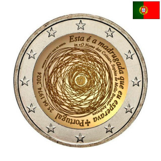 Portugal 2 Euro 2024 "Revolution" UNC