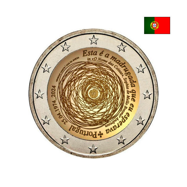 Portugal 2 Euro 2024 "Revolution" UNC