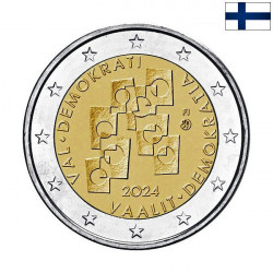 Finland 2 Euro 2024 "Elections & Democracy" UNC