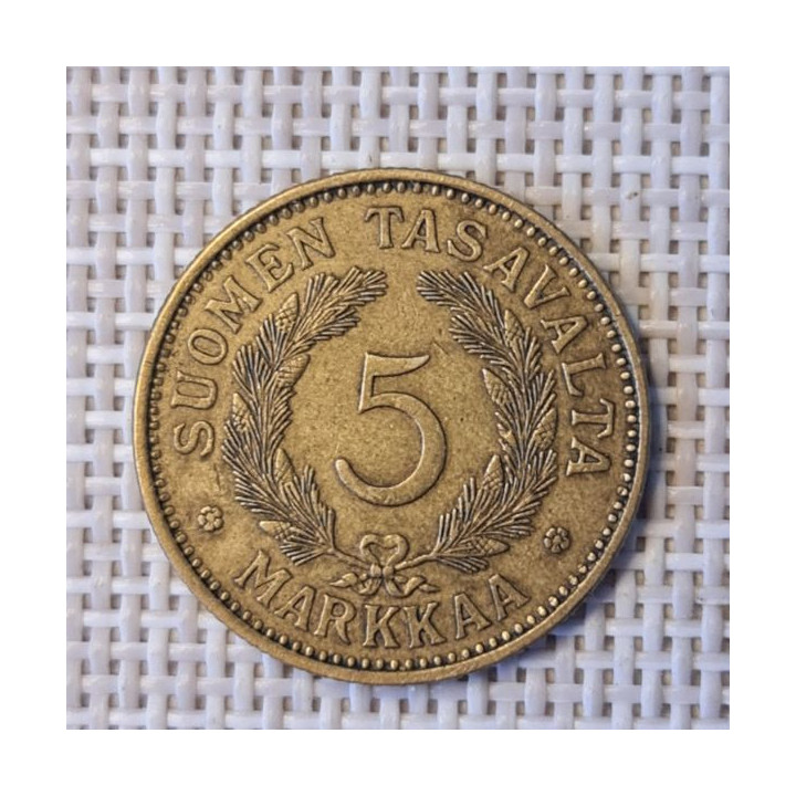 Finland 5 Markkaa 1933 KM-31 VF