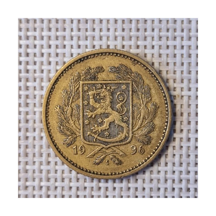 Finland 5 Markkaa 1936 KM-31 VF