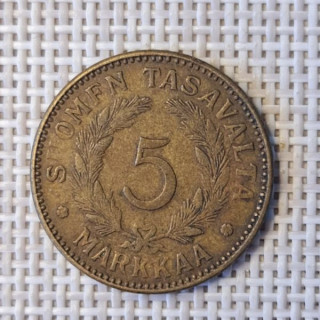 Finland 5 Markkaa 1946 KM-31a VF