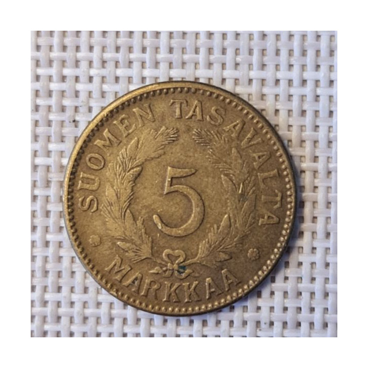 Finland 5 Markkaa 1947 KM-31a VF