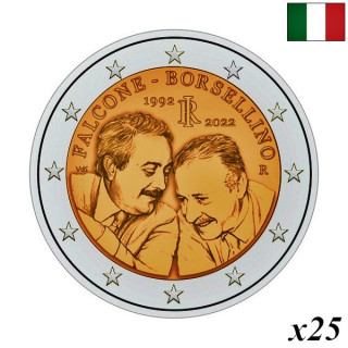 Italy 2 Euro 2022 "Judges" Roll