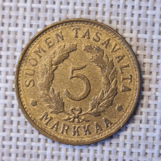 Finland 5 Markkaa 1950 KM-31a VF