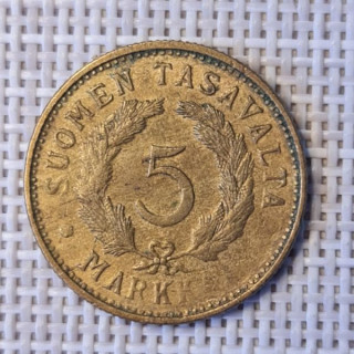 Finland 5 Markkaa 1951 KM-31a VF
