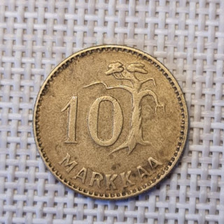 Finland 10 Markkaa 1955 KM-38 VF