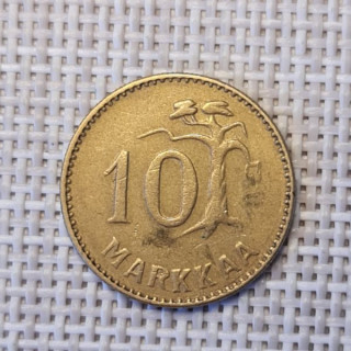 Finland 10 Markkaa 1956 KM-38 VF