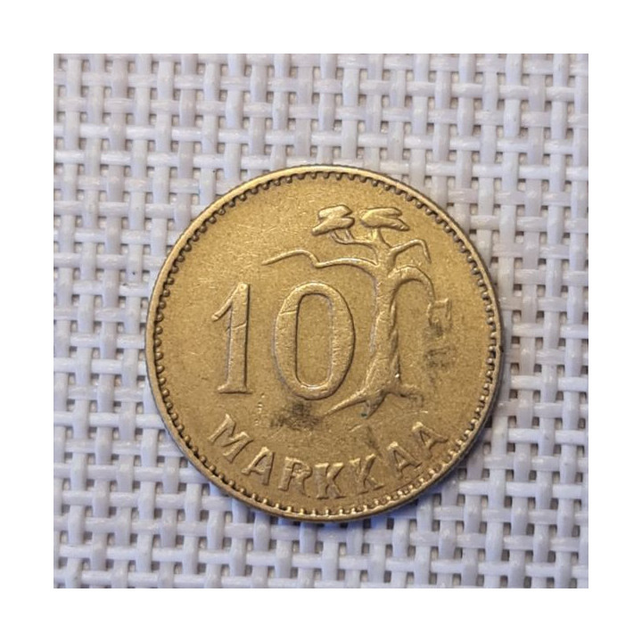 Finland 10 Markkaa 1956 KM-38 VF