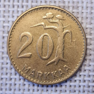 Finland 20 Markkaa 1952 KM-39 VF