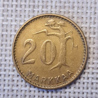 Finland 20 Markkaa 1953 KM-39 VF