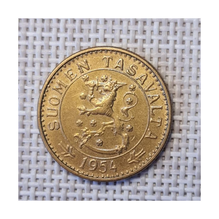 Finland 20 Markkaa 1954 "Long" KM-39 XF