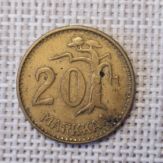 Finland 20 Markkaa 1955 KM-39 VF