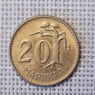 Finland 20 Markkaa 1956 KM-39 VF