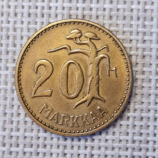 Finland 20 Markkaa 1957 KM-39 VF