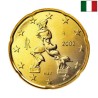 Italy 20 Euro Cent 2002 KM-214 UNC