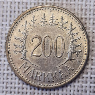 Finland 200 Markkaa 1956 KM-42 XF