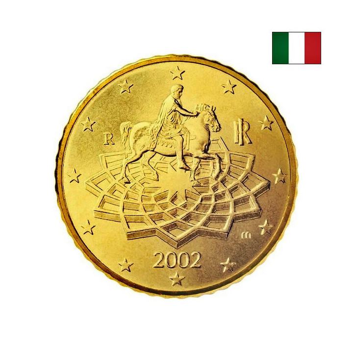Italy 50 Euro Cent 2002 KM-215 UNC