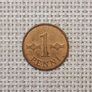 Finland 1 Penni 1967 KM-44 VF