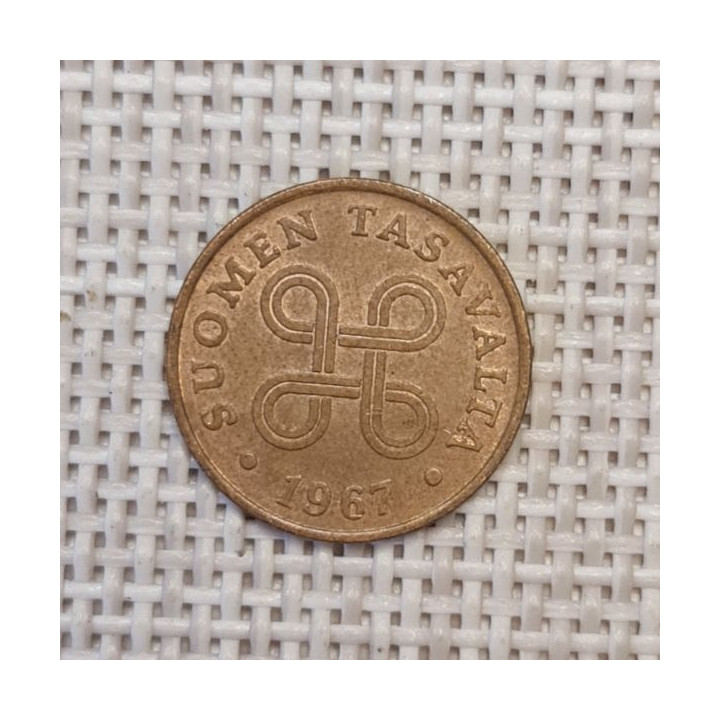 Finland 1 Penni 1967 KM-44 VF