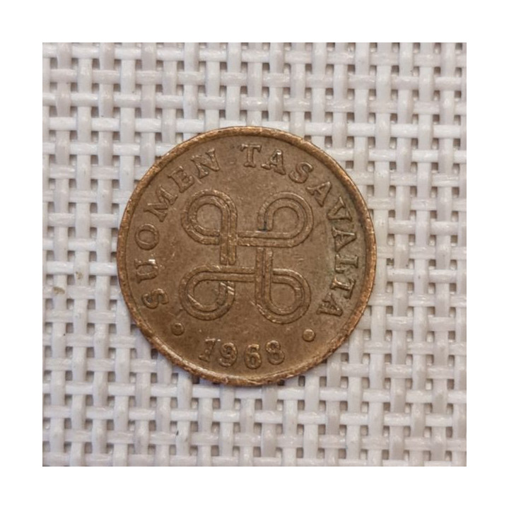 Finland 1 Penni 1968 KM-44 VF