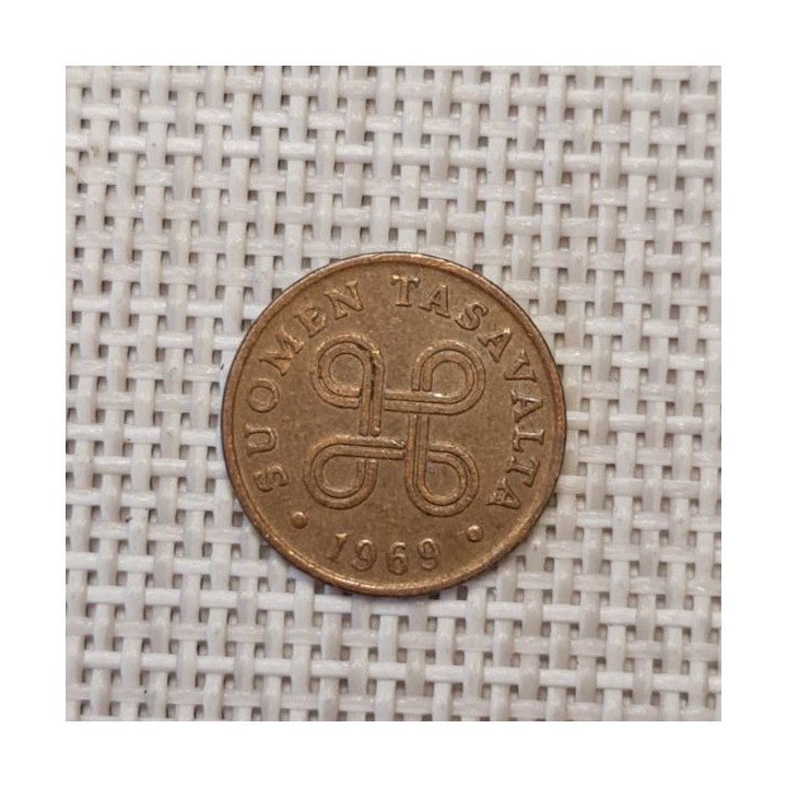 Finland 1 Penni 1969 KM-44 VF