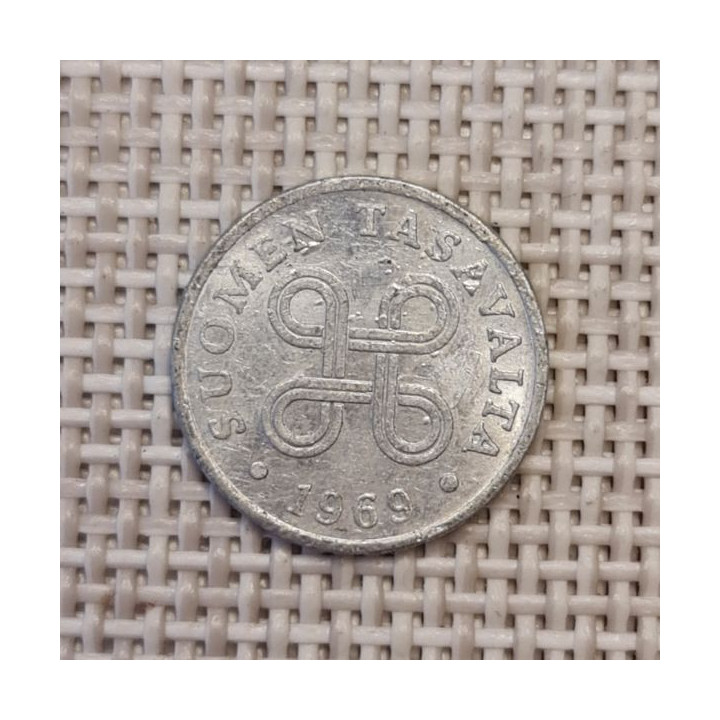 Finland 1 Penni 1969 KM-44a VF