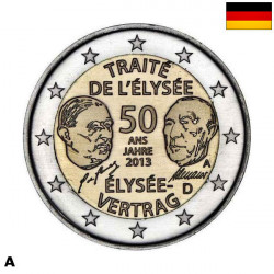 Germany 2 Euro 2013 A "Elysée Treaty" UNC