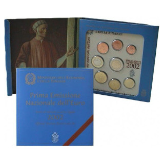 Italy Official Euro Set (3,88€) 2002 BU