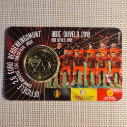 Belgium 2 1/2 Euro 2018 "Red Devils" BU (Dutch, Coin Card)