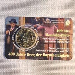Belgium 2 1/2 Euro 2018 "Mont de Piété" BU (French, Coin Card)