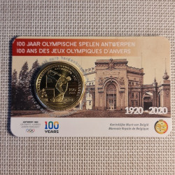 Belgium 2 1/2 Euro 2020 "Summer Olympics" BU (Dutch, Coin Card)