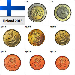 Finland Euro Set (3,88€) 2018 UNC