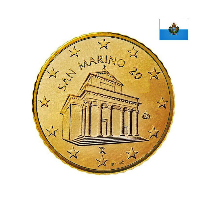 San Marino 10 Euro Cent 2007 KM-443 UNC