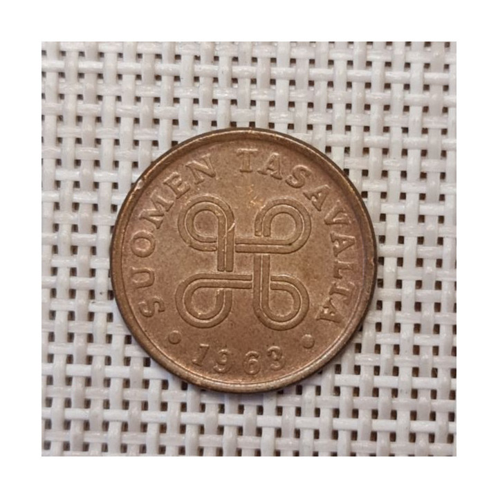 Finland 5 Penniä 1963 KM-45 VF