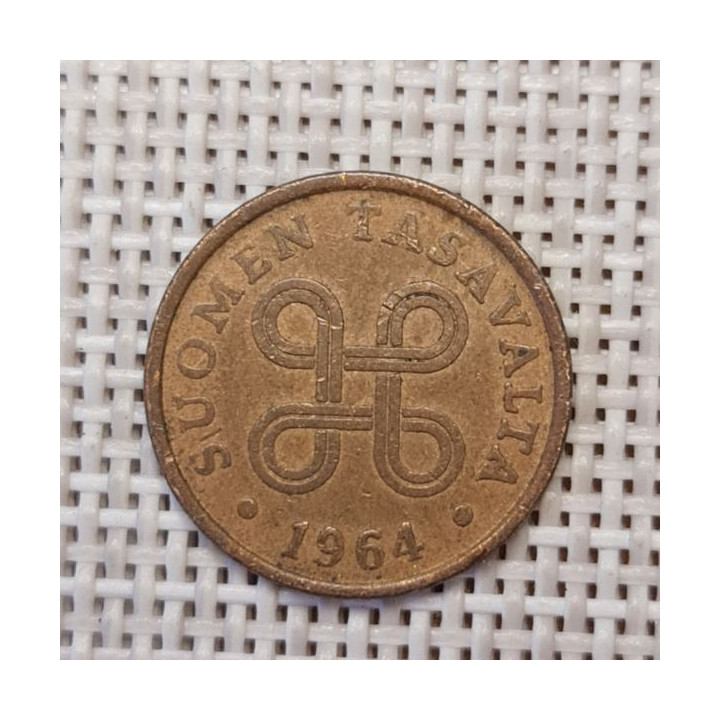 Finland 5 Penniä 1964 KM-45 VF