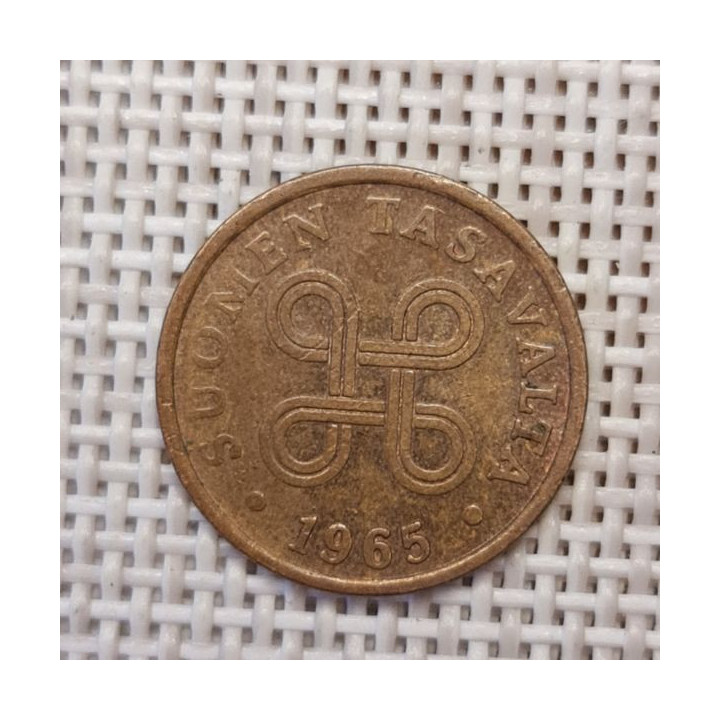 Finland 5 Penniä 1965 KM-45 VF
