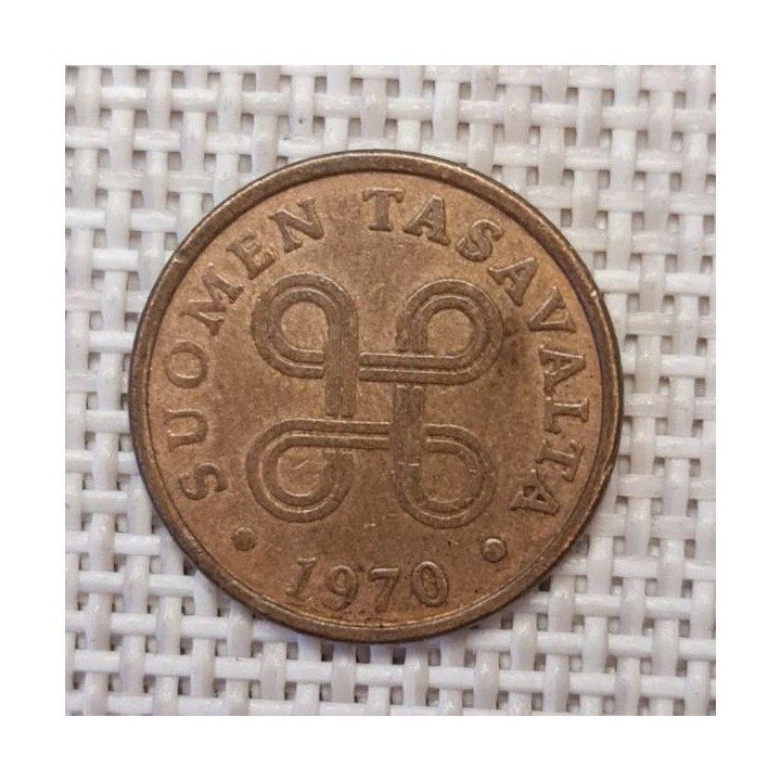 Finland 5 Penniä 1970 KM-45 VF
