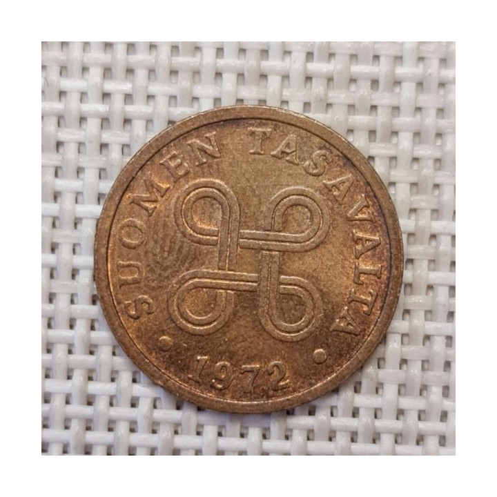 Finland 5 Penniä 1972 KM-45 VF