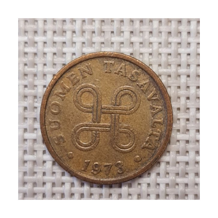 Finland 5 Penniä 1973 KM-45 VF