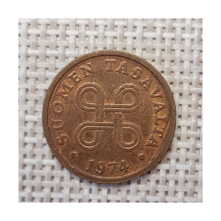 Finland 5 Penniä 1974 KM-45 VF