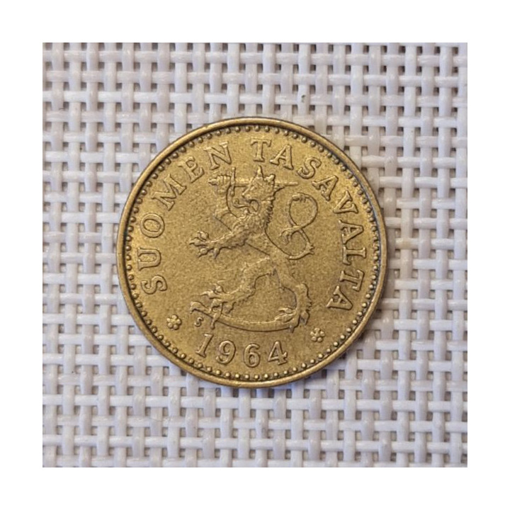 Finland 10 Penniä 1964 KM-46 VF